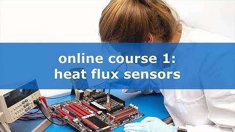 Heat flux sensors | Online course 1