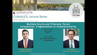 Multiple Courts And Tribunals Forum Competition Fragmentation Or Complementarity