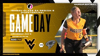 Wapsie Valley vs Denver - IGHSAU Class 2A Region 6 Quarterfinal Round Softball