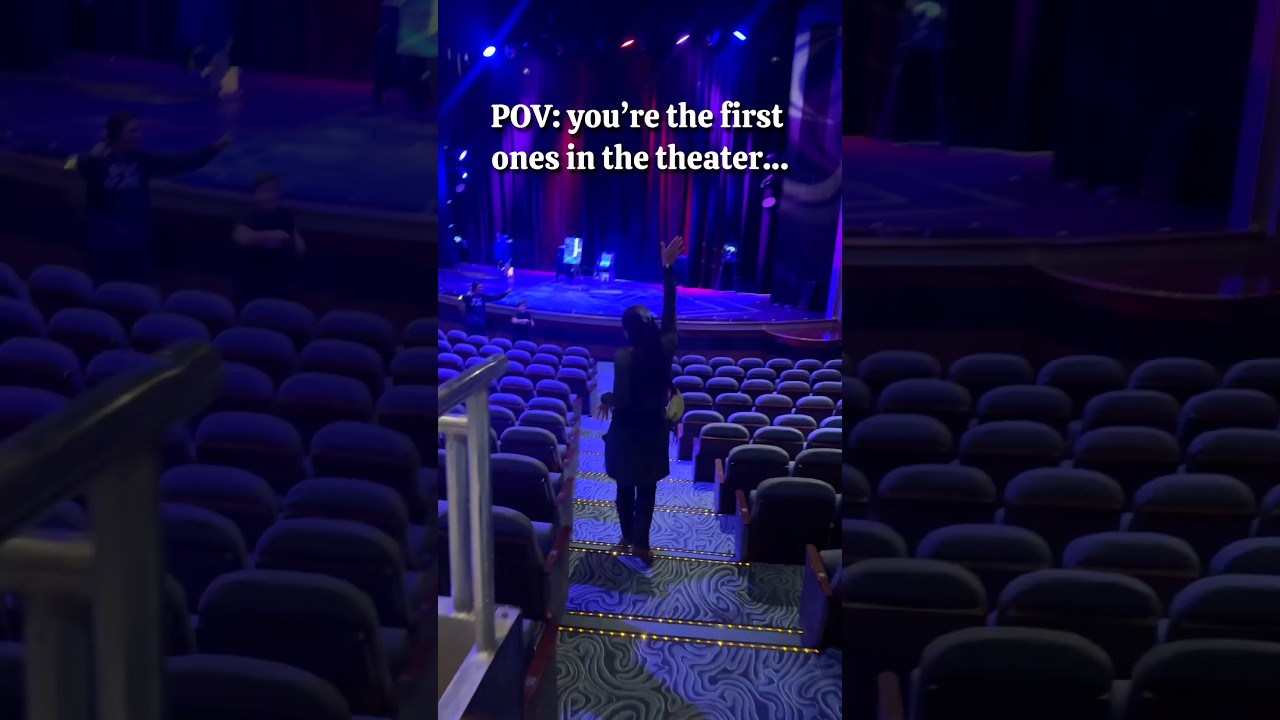 POV: you’re the first ones in the theater