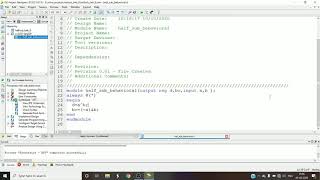 Tutorial 9: Verilog code of Half subtractor using Behavioral level of Abstraction