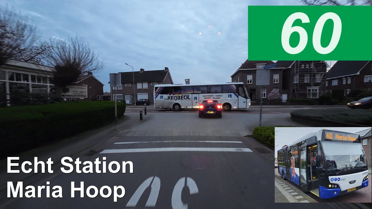 Arriva lijn 60: Echt Station - Maria Hoop | Arriva Limburg | Arriva 9163 | 2024