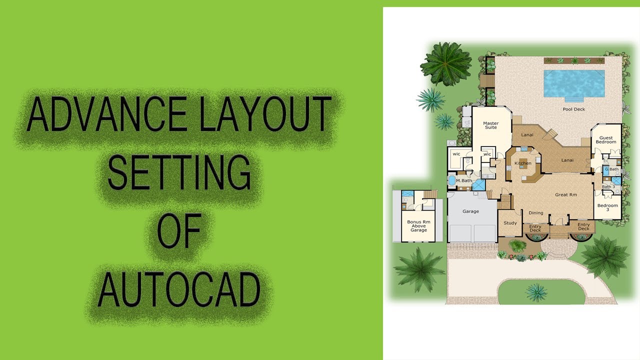LEARN ADVANCE LAYOUT SETTING IN AUTOCAD - YouTube