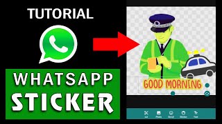 KEREN! STIKER WHATSAPP FOTO TUTORIAL - How to make photo sticker whatsapp screenshot 2