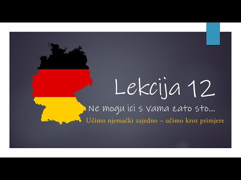 (A1) LEKCIJA 12 - WEIL - ZAVISNE REČENICE