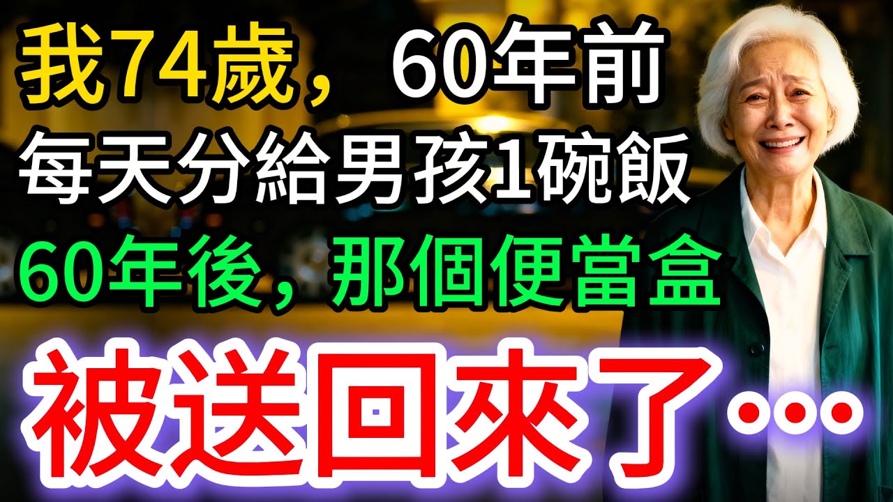 我74歲，60年前，每天分給男孩一碗飯，60年後，那個便當盒，被送回來了…