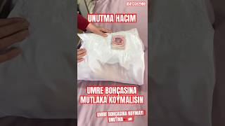 BUNLARI UMRE BOHÇASINA MUTLAKA KOY‼️ umre bohçası nasıl olur?￼ #umre #çeyiz #bohca #istanbulunceyizi
