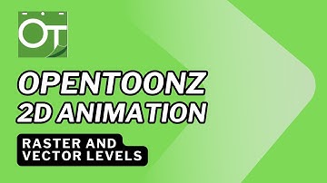 Using the Raster and Vector Levels in Opentoonz