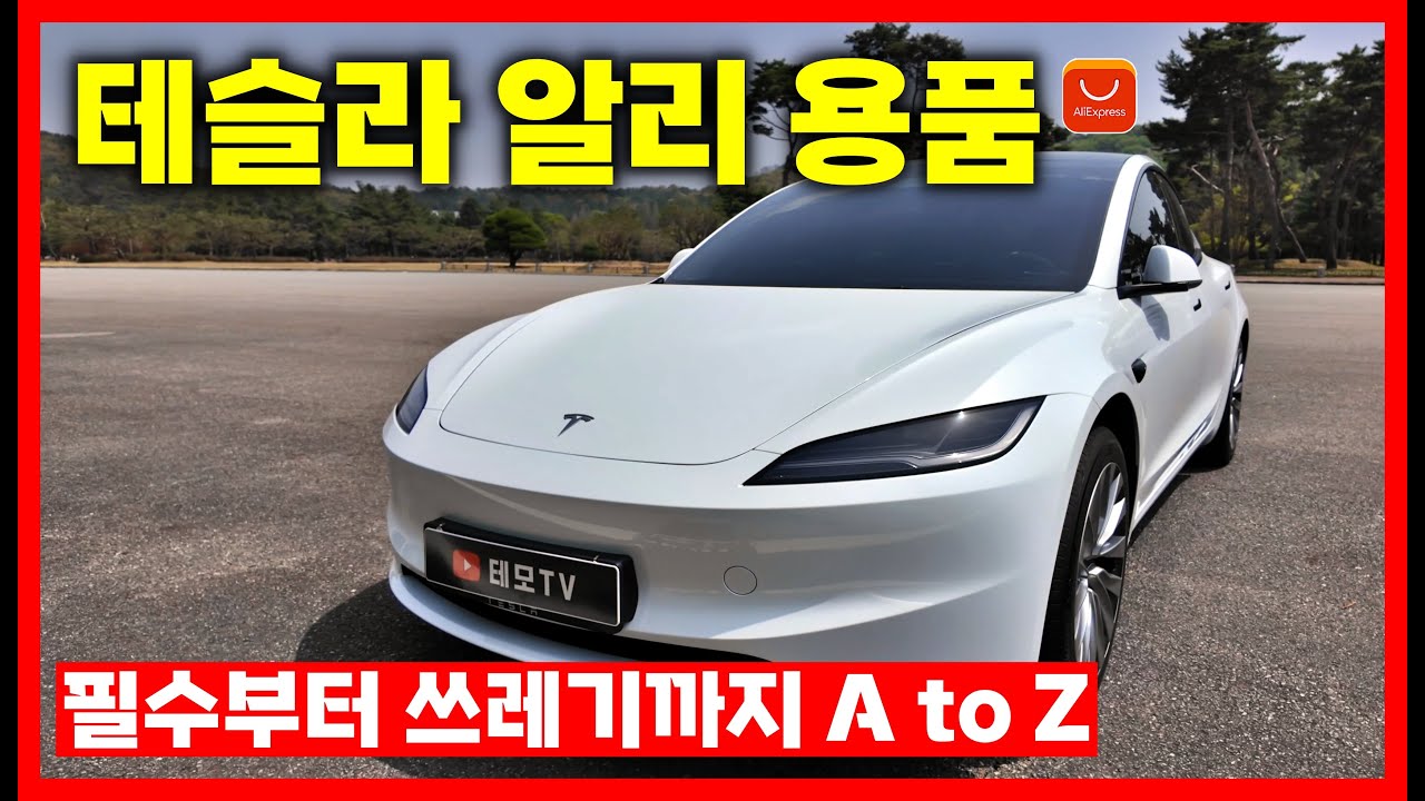 테슬라 알리 용품 필수부터 쓰레기 까지 AtoZ