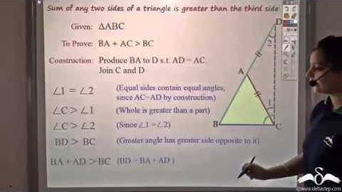 Triangle Inequality | ICSE | CBSE | Class 8 | Class 9