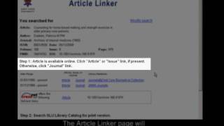 Finding Articles by Topic