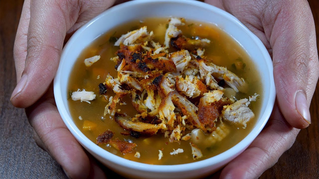 Baby corn soup Corn soup with chicken recipe easy way how to make