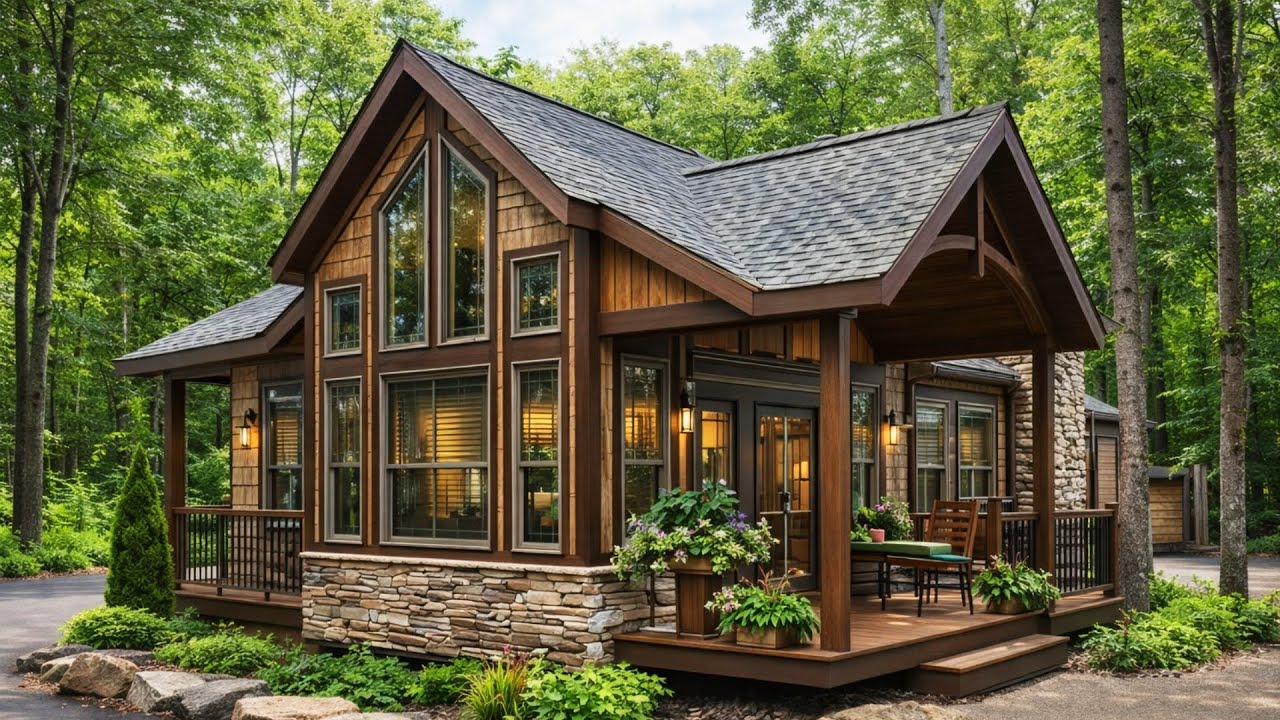 Why This 440 Sq Ft Park Model Feels Like The Coziest Dream Cabin for Simple Living