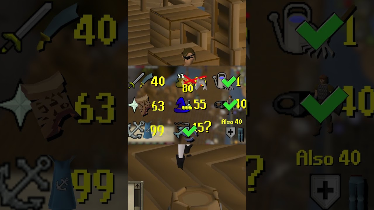 Skilling Requirements for my One Chunk Account