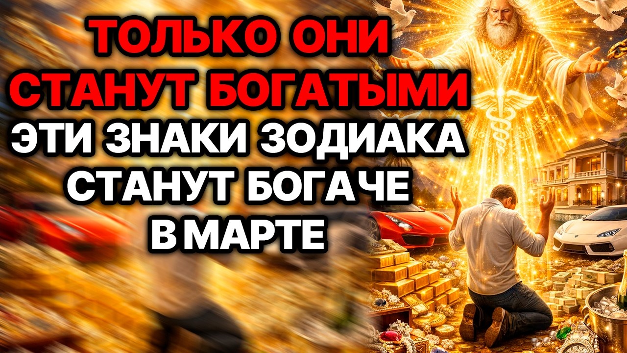 💰 Эти ЗНАКИ ЗОДИАКА могут стать БОГАЧЕ уже В МАРТЕ! 💰