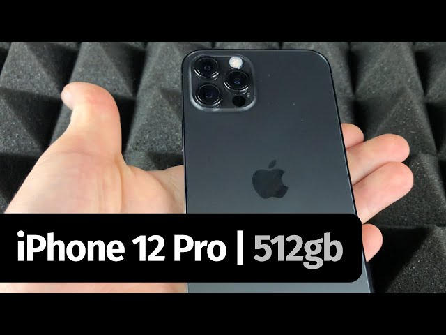 iPhone 12 Pro 512GB - Graphite Unboxing - YouTube