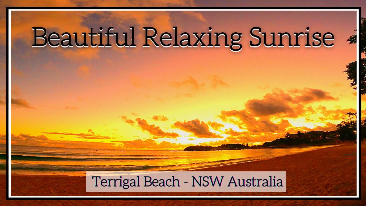 Terrigal NSW Australia | Beach Sunrise with Sounds of Waves | Central Coast Beaches