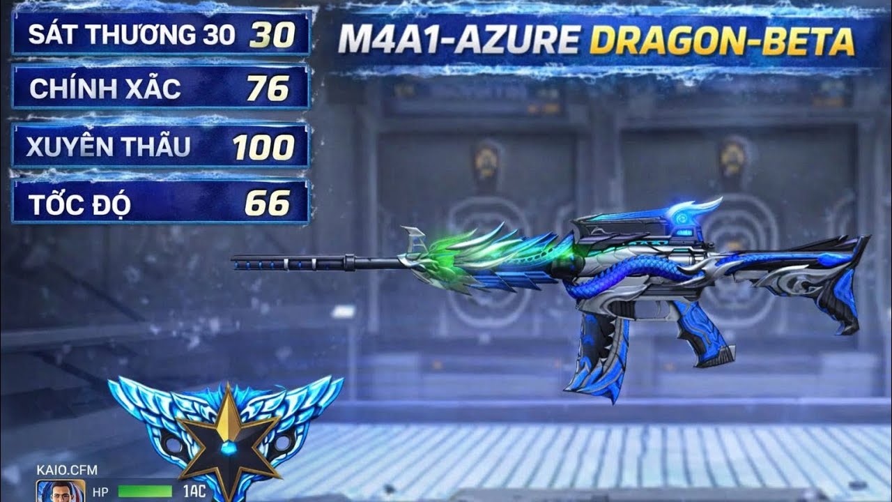 CF Mobile - CFL : M4A1 Rồng Xanh | Hàng VIP Fake Bắn Ngon Ơ 