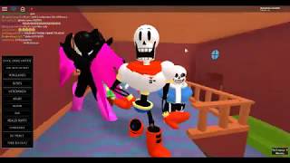 Papa Skeleton Has A Party With Sans