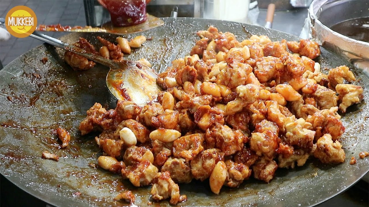 명동 │ 닭강정 │ Crispy Crunchy Korean Fried Chicken │ 한국 길거리 음식 │ Korean Street Food YouTube