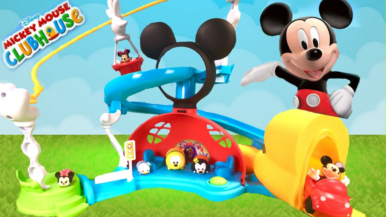 Disney Mickey Mouse Clubhouse Zip, Slide and Zoom Clubhouse Play Set 