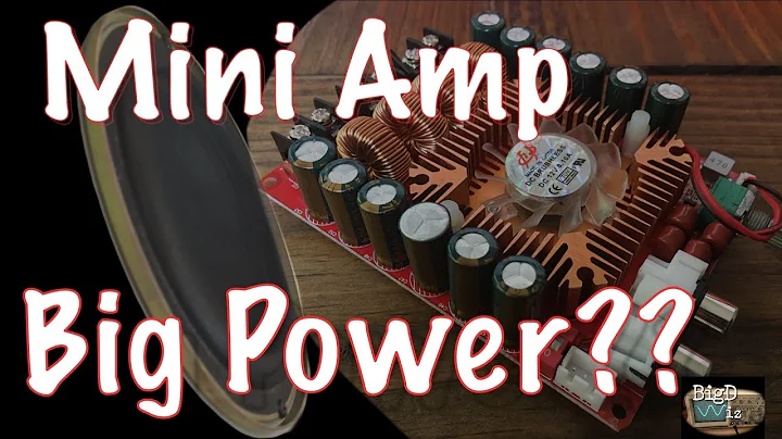 Big Power in the Palm of Your Hand - TDA7498E 160+160 watts