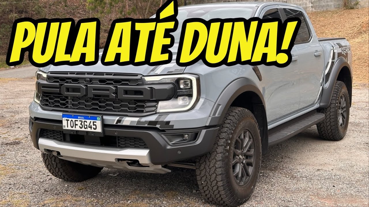 Ford Ranger Raptor 2025 - SALTA NAS DUNAS! INDESTRUTÍVEL