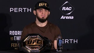 Islam Makhachev Post-Fight Press Conference | UFC 284