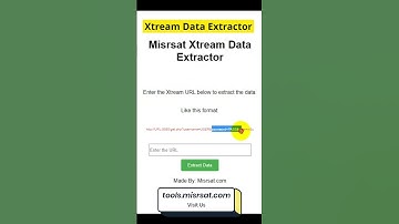 Misrsat Xtream Data Extractor: Effortlessly Extract Data