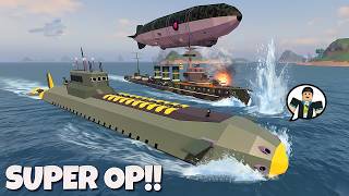 KUAT BANGET!! Typhoon KAPAL SELAM Paling OP & Rudal Kendali 🥶🚀🥶 | Navy Tycoon Indonesia screenshot 5