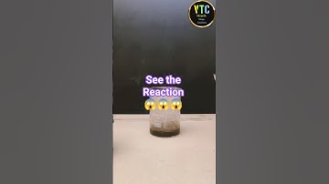 The reaction by mixing KMNO4 AND H2O2 😱😱#chemistry #science #diy #shorts #viral #vtc