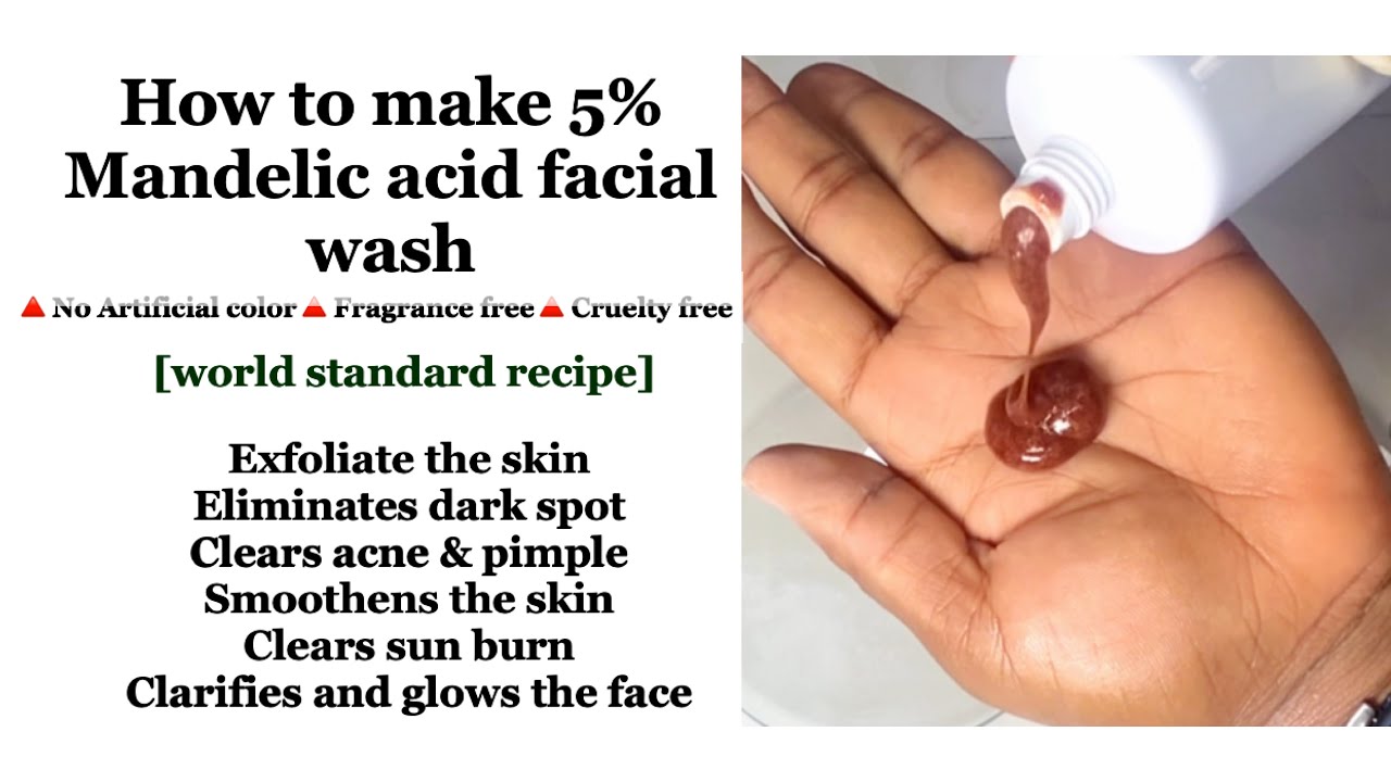 Make 5% mandelic Face wash - world standard formula/ prime side