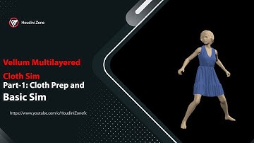 Cloth Geo Prep and Basic Sim | Vellum Cloth Series | Part -2 | Houdini Zone |