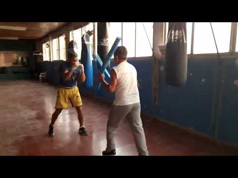 Entrenamiento de Felipe Clavero