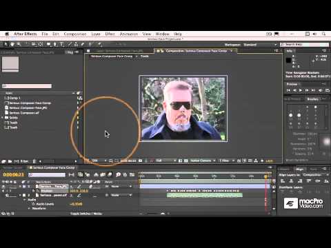 After Effects CS5 302: Cartoon Animation Basics - 6 Syncing the Mouth Motion to the Audio