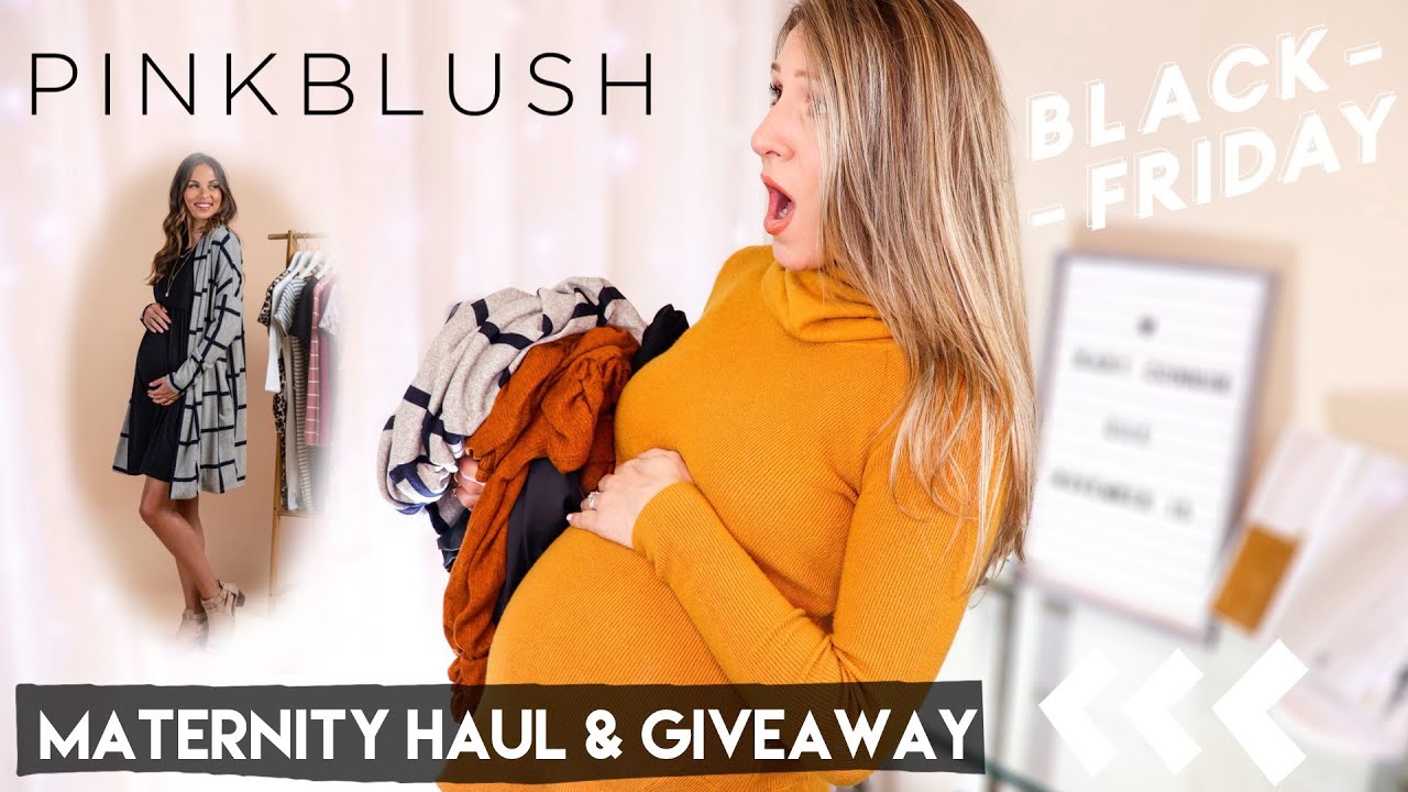PINK BLUSH MATERNITY HAUL 100 GIVEAWAY GIFT CARD Black Friday