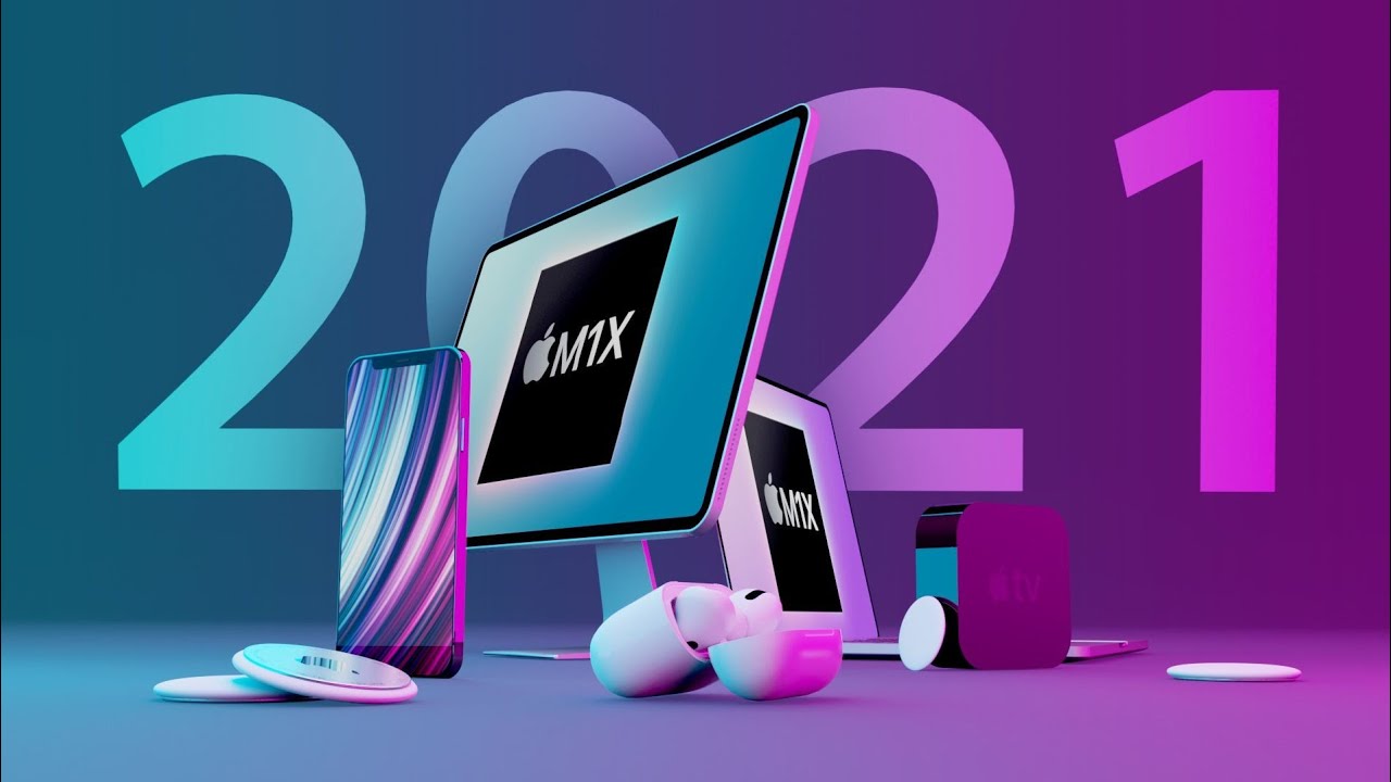 Apple new Product 2021 iPad Pro, imac Pro, Airtag, iPhone 12 Purple