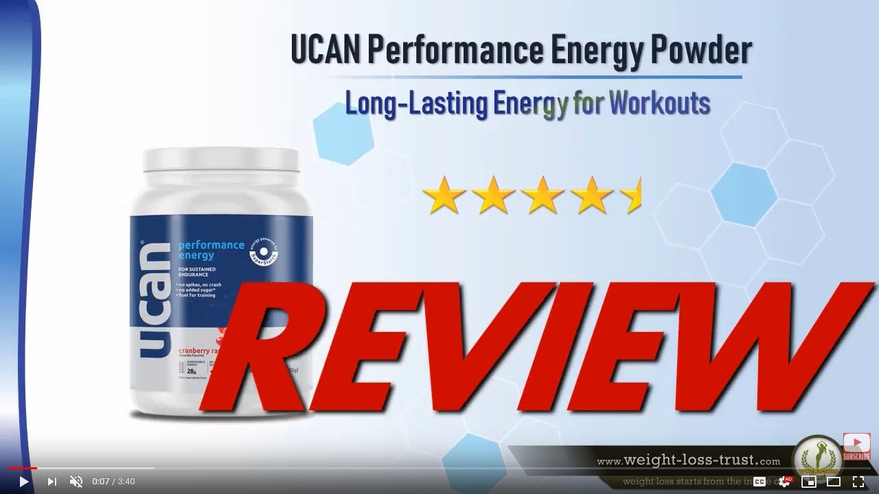 UCAN Energy Powder Drink Smart Performance Nutrition Honest REVIEW