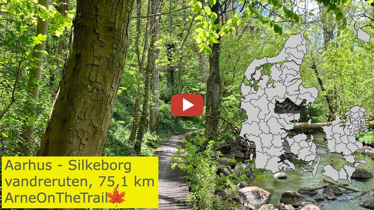 VANDRETUR: Aarhus Silkeborg ruten, 75,1 km (video med rute & billeder)