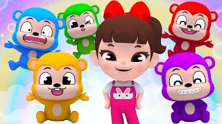 Five Little Monkeys Jumping On The Bed + More Nursery Rhymes & Kids Songs | Kindergarten