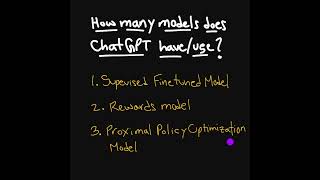 How many models does ChatGPT use?