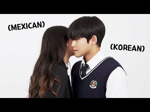 Korean Teen Experience Mexican Greetings for the First Time!