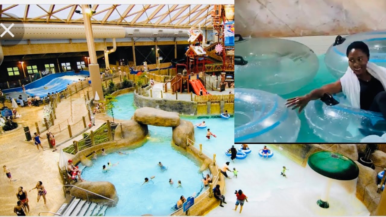 INSIDE THE BIGGEST INDOOR WATER PARK IN AMERICA KALAHARI RESORT