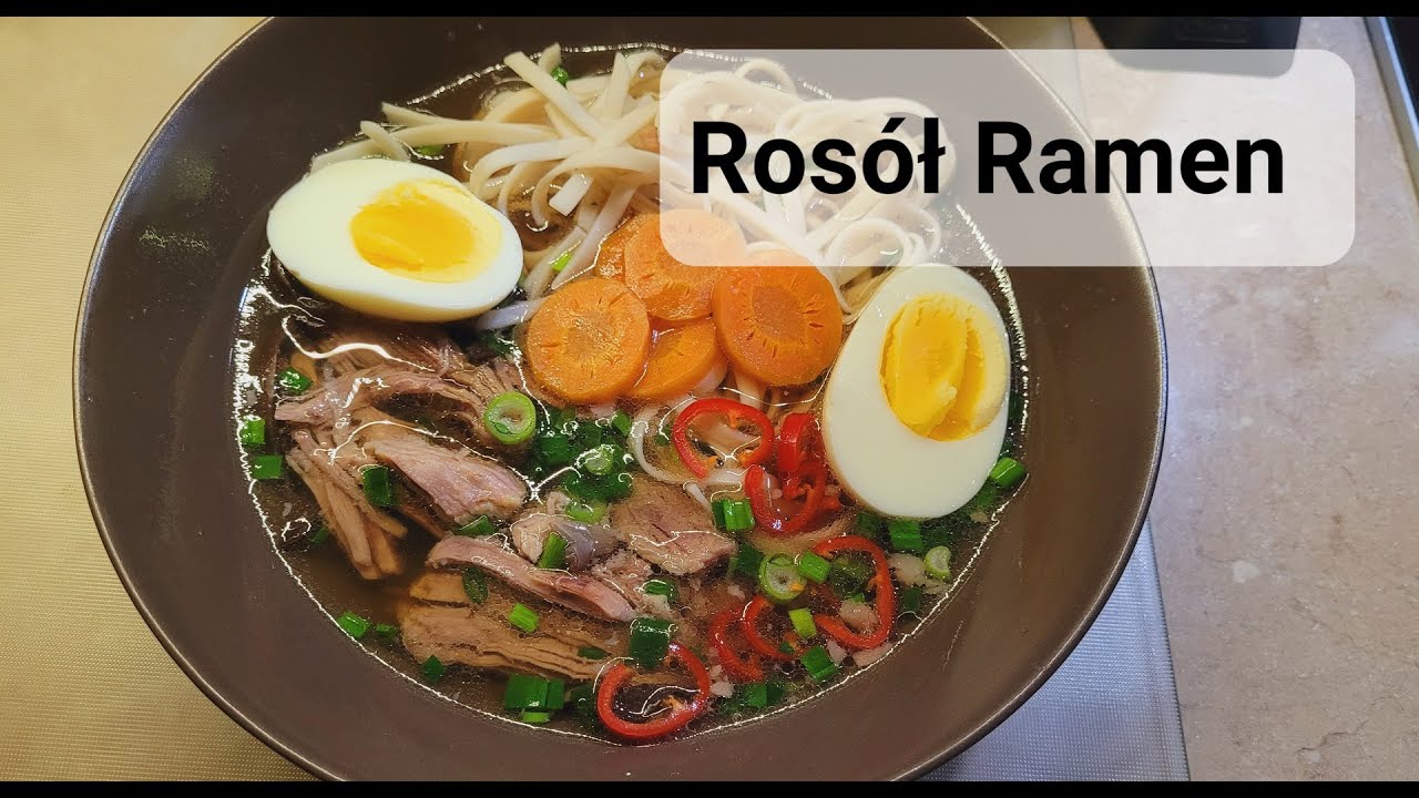 HIT Ramen – słynny japoński rosół / Simple Homemade Chicken Ramen  | MajkelGotuje