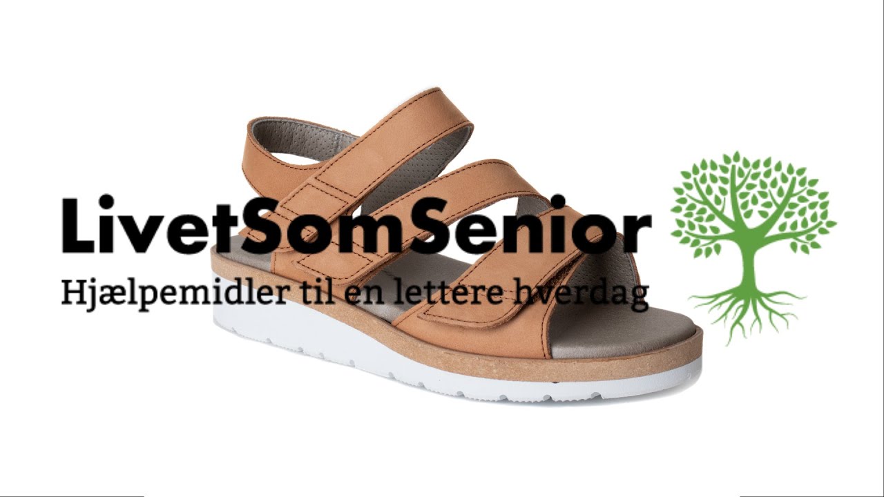 Damesandal med regulerbare remme