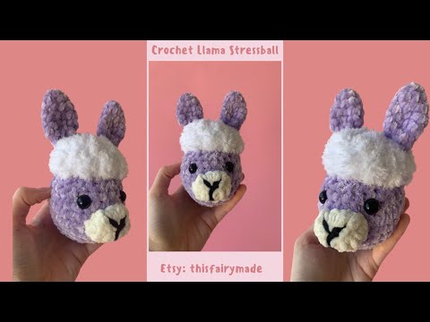 😊Make a llama stress ball with me! Available now on my Etsy! (video tutorial)