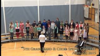 5th Grade Spring Concert 2015