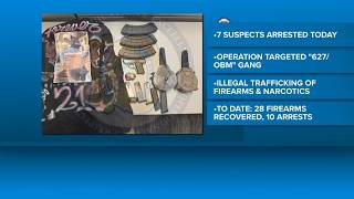 Cleveland police: Weapons seized, 7 arrested in gang investigation