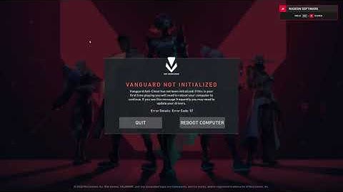Valorant - Vanguard Not Initialized Fix