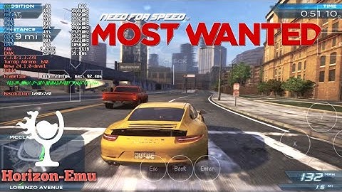 NFS Most Wanted 2012 (Windows) on Android Horizon Emu - Poco X3 Pro